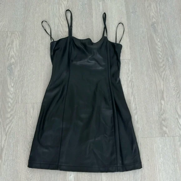 Forever 21 | Dresses | Faux Leather Mini Dress Forever 2 Size M | Poshmark